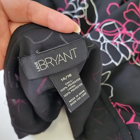 Lane Bryant Vintage Maxi Asymmetrical Tiered Skirt 14/16 A-Line - Picture 7 of 11